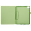 iPad Pro 13 2024 Green Litchi Texture Leather Tablet Case - 4