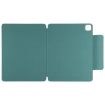 iPad Pro 13 2024 Green Magnetic PU Leather Tablet Case with Clip Buckle - 4