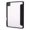 iPad Pro 13 2024 Black Acrylic Leather Tablet Case - Transparent - 3