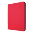 iPad Pro 13 2024 Red Fabric Leather Tablet Case - 2
