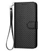 Xiaomi 14 Ultra YX0070 Carbon Fiber Leather Case with Lanyard (Black) - 2