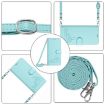 Xiaomi 14 Ultra 5G Mint Green RFID Leather Case with Lanyard - 2