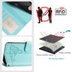 Xiaomi 14 Ultra 5G Mint Green RFID Leather Case with Lanyard - 5