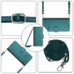 Xiaomi 14 Ultra 5G Peacock Green RFID Leather Case with Lanyard - 2