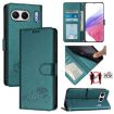 OnePlus Nord 4 5G Cat Rat Embossed RFID Leather Case with Lanyard - 1