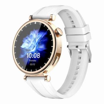 WS520 1.28" IP67 Sport Smart Watch, Bluetooth Call, Health Monitor Gold - 1