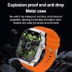 G40S 2.06" IP67 BT5.2 Sport Smart Watch, Health Monitor, Orange - 6