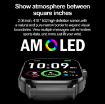 G40S 2.06" IP67 BT5.2 Sport Smart Watch - Health Monitor, Black - 3