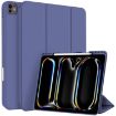 iPad Pro 13 2024 Smart Leather Case with Pen Slot - Royal Blue - 1