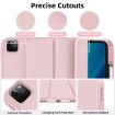 iPad Pro 13 2024 Pink Smart Leather Case with Pen Slot - 3
