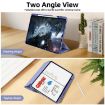 iPad Pro 13 2024 Lavender Purple Smart Leather Case with Pen Slot - 6