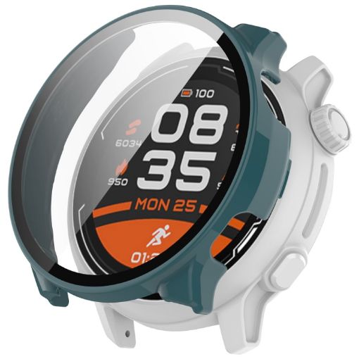 COROS Pace 2 PC + Tempered Film Watch Protective Case - Pine Green - 1