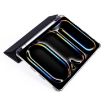 iPad Pro 13 2024 TPU Leather Smart Case with Pen Slot - Black - 4