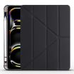 iPad Pro 13 2024 Black TPU Leather Smart Case with Pen Slot - 1
