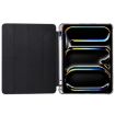 iPad Pro 13 2024 Black TPU Leather Smart Case with Pen Slot - 3