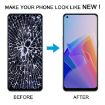 OPPO Reno7 Lite OLED LCD Screen Digitizer Assembly with Frame - 6