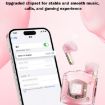 ROCK RAU0766 Pink Bubble Transparent TWS Bluetooth Earphone with Lanyard - 5