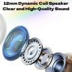ROCK RAU0766 Beige Bubble Transparent TWS Bluetooth Earphone with Lanyard - 6