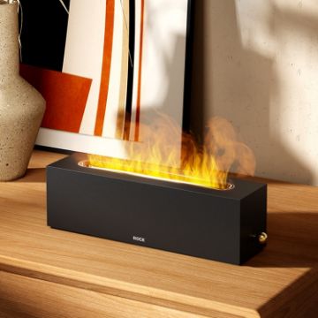 Large Mist Volume Flame Aromatherapy Humidifier ROCK RAM0036 - 1