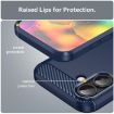 iPhone 17 Blue Carbon Fiber TPU Case - Brushed Texture Cover - 6