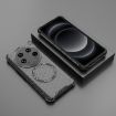 Xiaomi 14 Ultra Shockproof Phone Case with Honeycomb Magnetic Ring - Black - 2