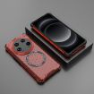 Xiaomi 14 Ultra Red Shockproof Case with Honeycomb Magnetic Ring - 2