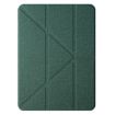 iPad Pro 13 2024 Green Mutural Multi-fold Smart Leather Case - 1