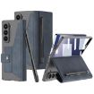 Samsung Galaxy Z Fold7 5G GKK Armor Flip Leather Case with Pen Slot - Grey - 1