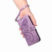 Xiaomi 14 Ultra Purple Swallowtail Butterfly Embossed Leather Case - 7