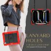 iPad Pro 13 2024 Red Silicone Tablet Case with Strap & Holder - 8