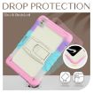 iPad Pro 13 2024 Camouflage Pink Silicone Tablet Case with Strap - 6