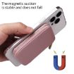 MagSafe Magnetic Zipper Card Bag Sticker for Mobile Phone Rose Gold - 3