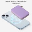 MagSafe Magnetic Zipper Card Bag Sticker for Mobile Phone - Light Purple - 7