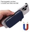 MagSafe Magnetic Zipper Card Bag Mobile Phone Sticker Blue HS-005 - 3