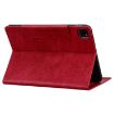 iPad Pro 13 2024 Red Cat Buckle Leather Smart Tablet Case - 3