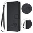 Xiaomi 14 Ultra 5G Black Cat Rat Embossed RFID PU Case with Strap - 2