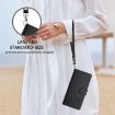 Xiaomi 14 Ultra 5G Black Cat Rat Embossed RFID PU Case with Strap - 7