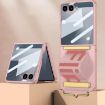 Samsung Galaxy Z Flip7 5G Pink Ultra-thin Wristband Holder Case GKK - 1