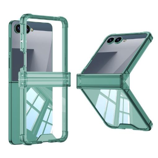 Samsung Galaxy Z Flip7 5G GKK Airbag Hinge Case - Full Coverage Green - 1