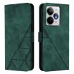 Realme Neo7 Turbo 5G Green 3D Embossed Flip Leather Crossbody Case - 2