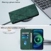 Realme Neo7 Turbo 5G Green 3D Embossed Flip Leather Crossbody Case - 9