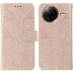 Xiaomi Poco F7 Ultra/Redmi K80 Pro Rose Gold Lace Flip Leather Case - 1