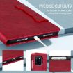 Samsung Galaxy Tab A8 10.5 Red Leather Cat Buckle Smart Case - 7