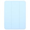 iPad Pro 13 2024 GEBEI Sky Blue Acrylic TPU Rotating Case with Pen Slot - 2