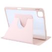 iPad Pro 13 2024 GEBEI Pink Acrylic TPU Rotating Leather Case with Pen Slot - 5