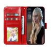 Xiaomi 14 Ultra Red Leather Case - Sun Mandala Embossing Pattern - 4