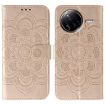Xiaomi Poco F7 Ultra/Redmi K80 Pro Rose Gold Mandala Leather Case - 1