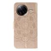 Xiaomi Poco F7 Ultra/Redmi K80 Pro Rose Gold Mandala Leather Case - 3