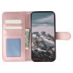 Xiaomi 14T Rose Gold Sun Mandala Embossed Leather Phone Case - 4