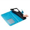Xiaomi 14T Blue Leather Case - Sun Mandala Embossing Pattern - 6